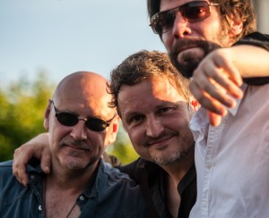 Kai, Volker und Sebastian auf dem Musikcamp in der Jugendherberge Schillighörn (Foto: Teichmann)