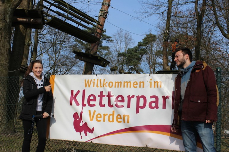 Ankunft Ketterpark Verden Jugendherberge